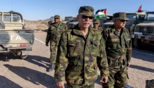 زعيم البوليساريو الانفصالية إبراهيم غالي
