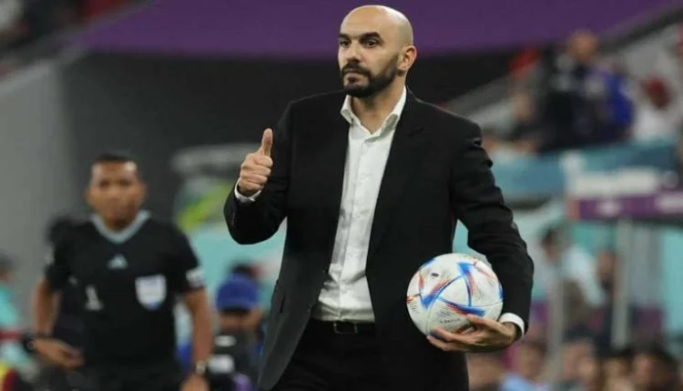 وليد الركراكي مدرب المنتخب المغربي