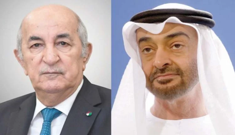رئيس الجزائر والإمارات