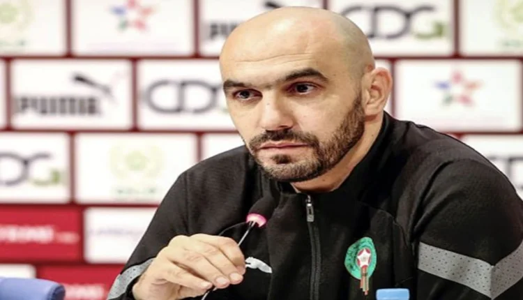 وليد الركراكي مدرب المنتخب المغربي