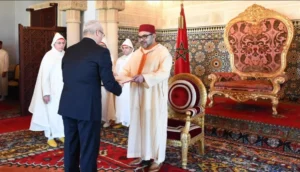 جلالة الملك يستقبل بالرباط عددا من السفراء الأجانب
