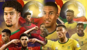 المنتخب المغربي وجنوب أفريقيا