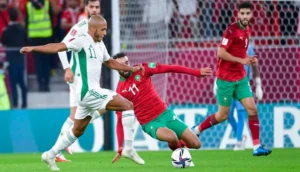 المغرب والجزائر في مباراة سابقة من كأس العرب ـ أرشيف ـ