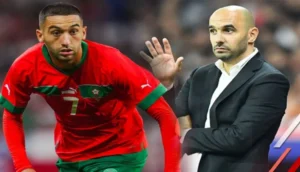 حكيم زياش والركراكي