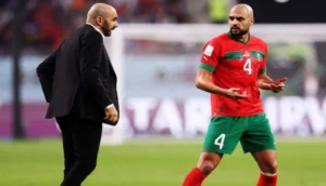 وليد الركراكي وسفيان أمرابط