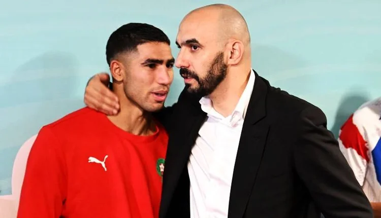 وليد الركراكي وأشرف حكيمي