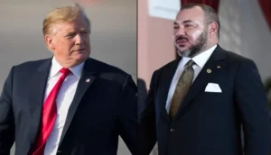 الملك محمد السادس ودونالد ترامب