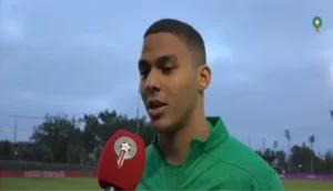 مروان سنادي لاعب المنتخب المغربي