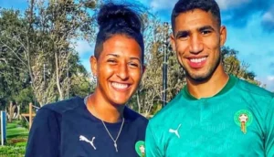 لاعبة المنتخب الوطني النسوي زبيدة البسطالي