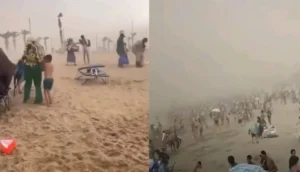 عاصفة رملية