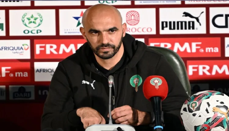 وليد الركراكي مدرب المنتخب المغربي ـ أرشيف ـ