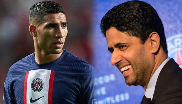 ناصر الخليفي يثير الجدل بتجاهله لحكيمي في سباق الكرة الذهبية