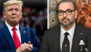 الملك محمد السادس وترامب ـ صورة مركبة ـ