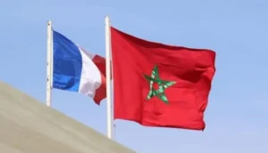 علم المغرب و فرنسا