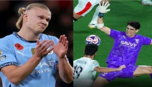 ياسين بونو وهالاند في صورة مركبة