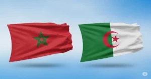 علمي المغرب والجزائر ـ صورة الذكاء الاصطناعي ـ