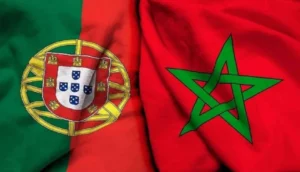 علم المغرب والبرتغال