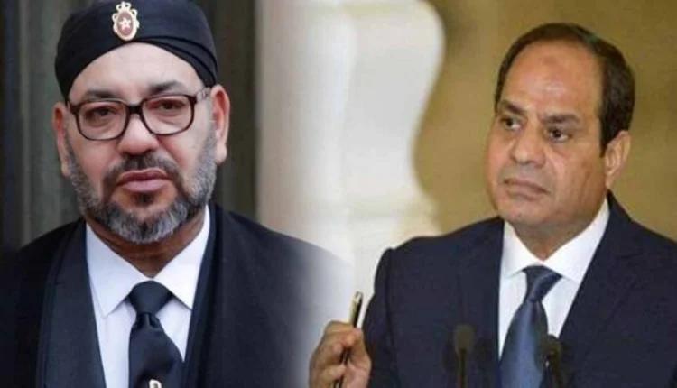 الملك محمد السادس ورئيس مصر
