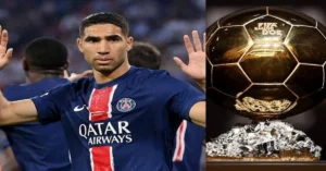 أشرف حكيمي والكرة الذهبية