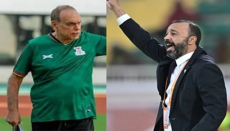 مدرب منتخب زامبيا والمغرب في صورة مركبة