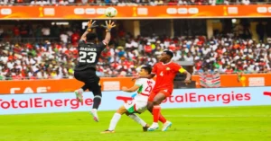 من مباراة المغرب وكينيا