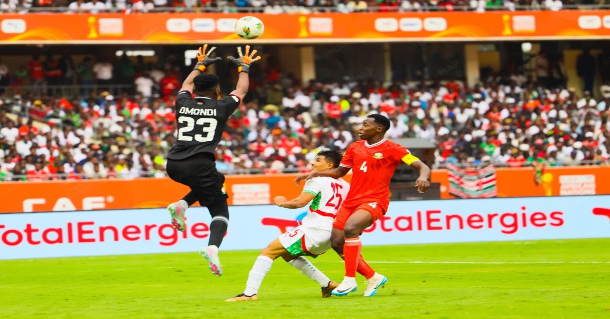 من مباراة المغرب وكينيا