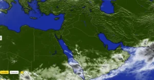 نشرة جوية تفصيلية حول شبه الجزيرة العربية
