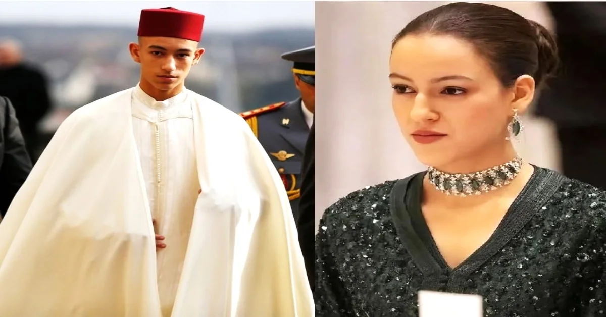 الأمير مولاي الحسن والأميرة لالة خديجة