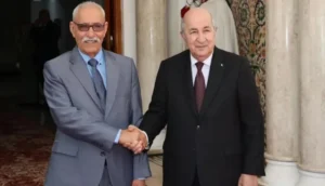 البوليساريو ورئيس الجزائر