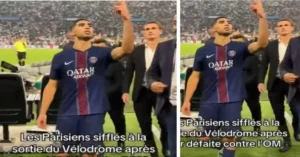 حكيمي يرد على جماهير مارسيليا