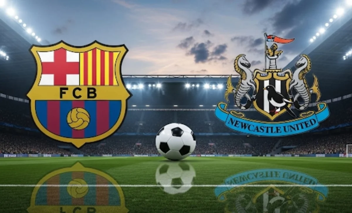 شعار برشلونة ونيوكاسل