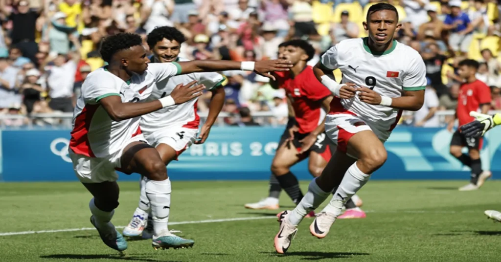 المنتخب المغربي في مواجهة سابقة أمام مصر