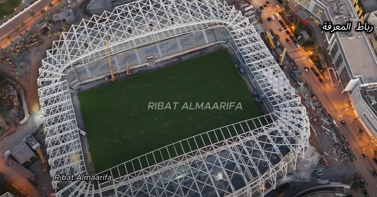 أشغال ملعب البريد