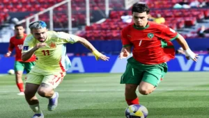 مباراة المغرب وإسبانيا