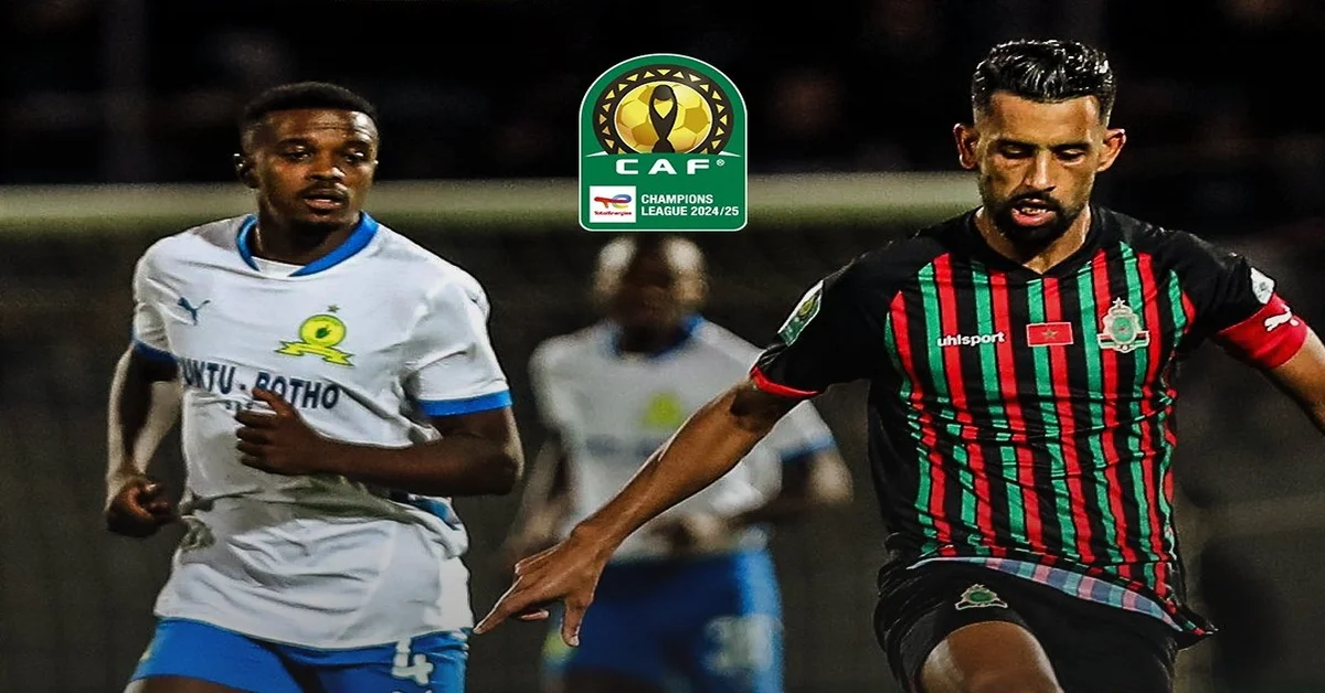 من مبارة سابقة لفريق الجيش الملكي بدوري أبطال أفريقيا
