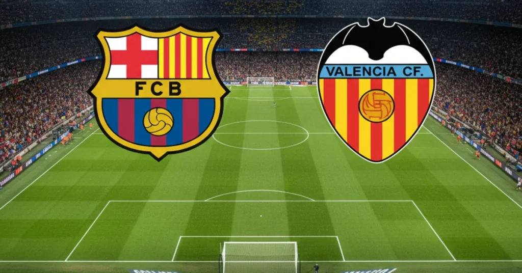 برشلونة ضد فالنسيا اليوم