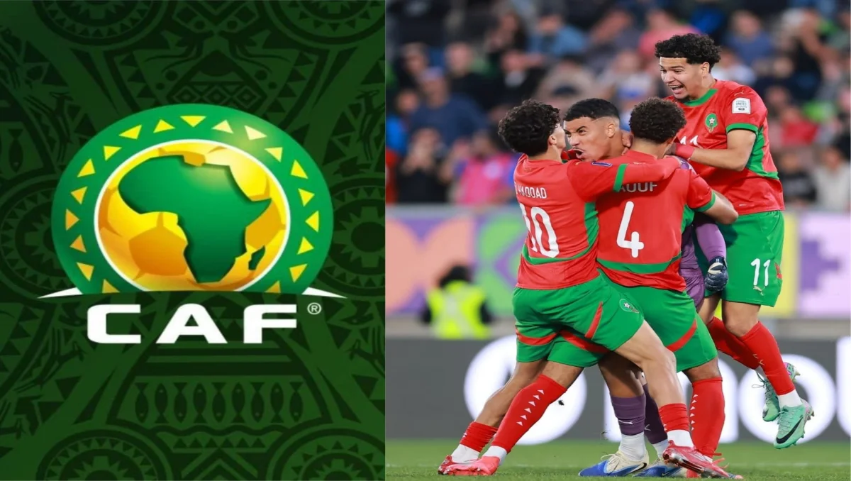 شعار الكاف والمنتخب المغربي