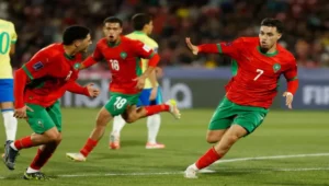 عثمان معما في مبارة البرازيل ـ كأس العالم للشباب 2025 ـ