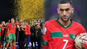 حكيم زياش والمنتخب المغربي للشباب ـ صورة مركبة