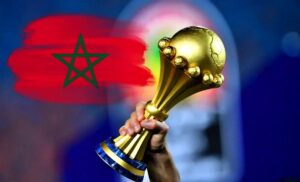 شعار كأس أفريقيا والعلم المغربي ـ تعبيرية ـ