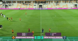 تعادل بين نهضة بركان واتحاد يعقوب المنصور