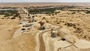 أشغال أطول جسر طرقي في المغرب بالعيون
