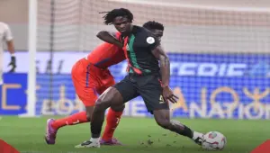 من مباراة فريق الجيش الملكي