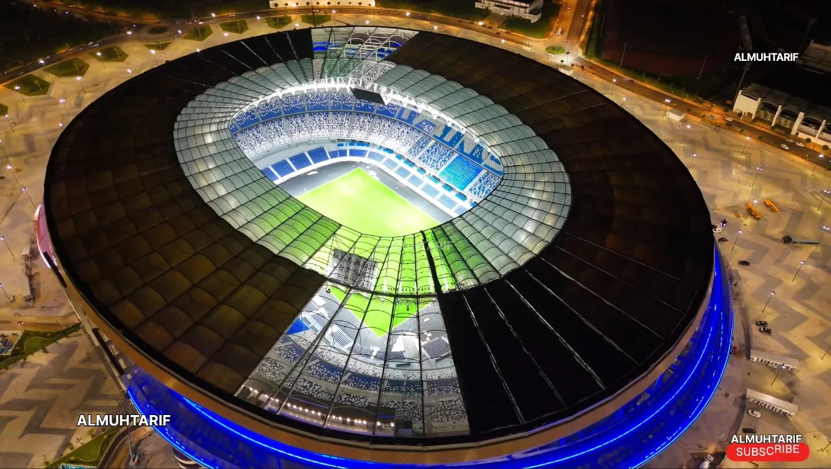 ملعب طنجة/ المصدر: لقطة من شاشة قناة المحترف