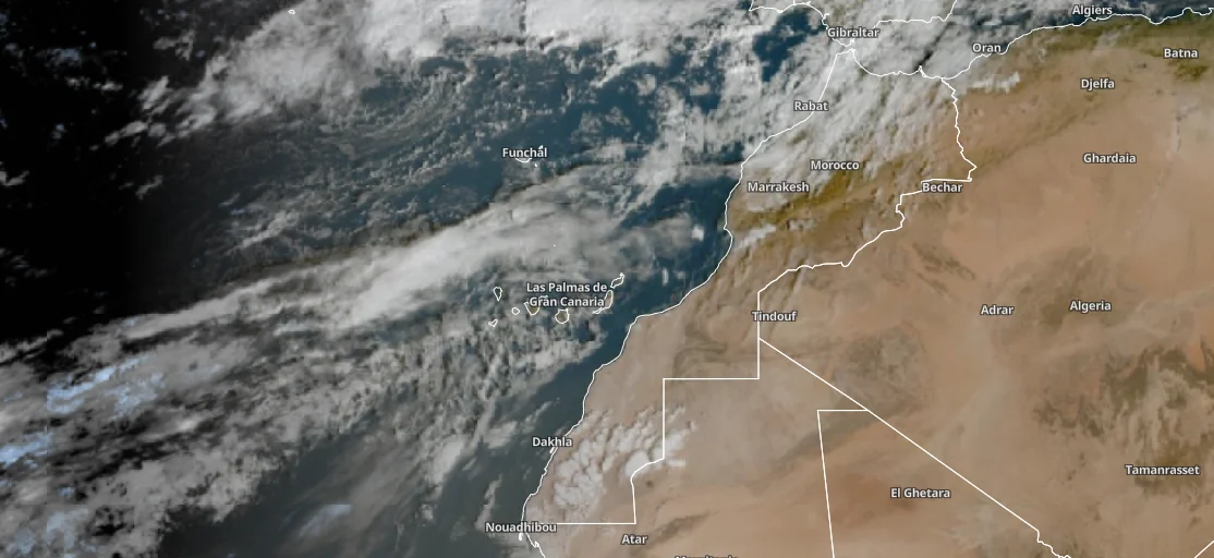 طقس المغرب/ المصدر: لقطة شاشة من تطبيق meteo-compare