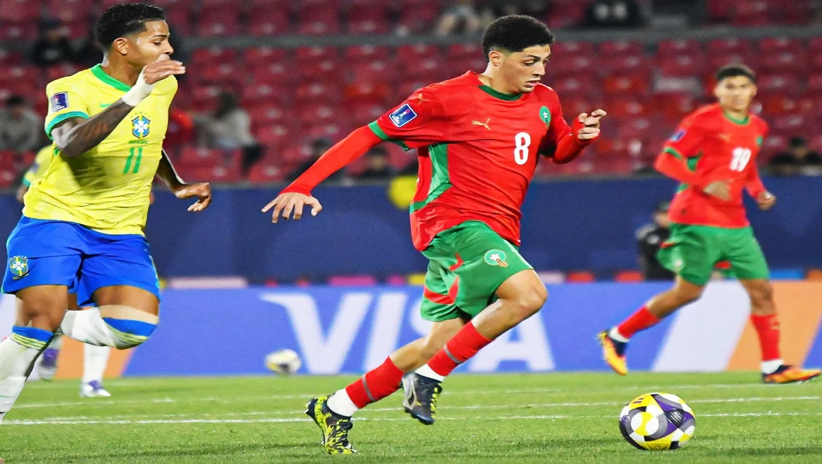 المنتخب المغربي والبرازيل في مباراة سابقة