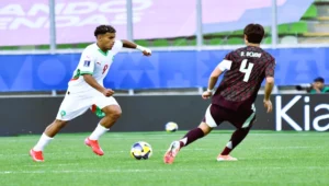 من مباراة المنتخب المغربي والمكسيك (الجامعة)