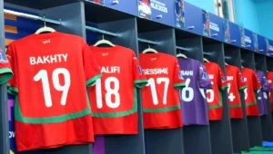 أقمصة المنتخب المغربي للشباب ـ المصدر: الجامعة الملكية