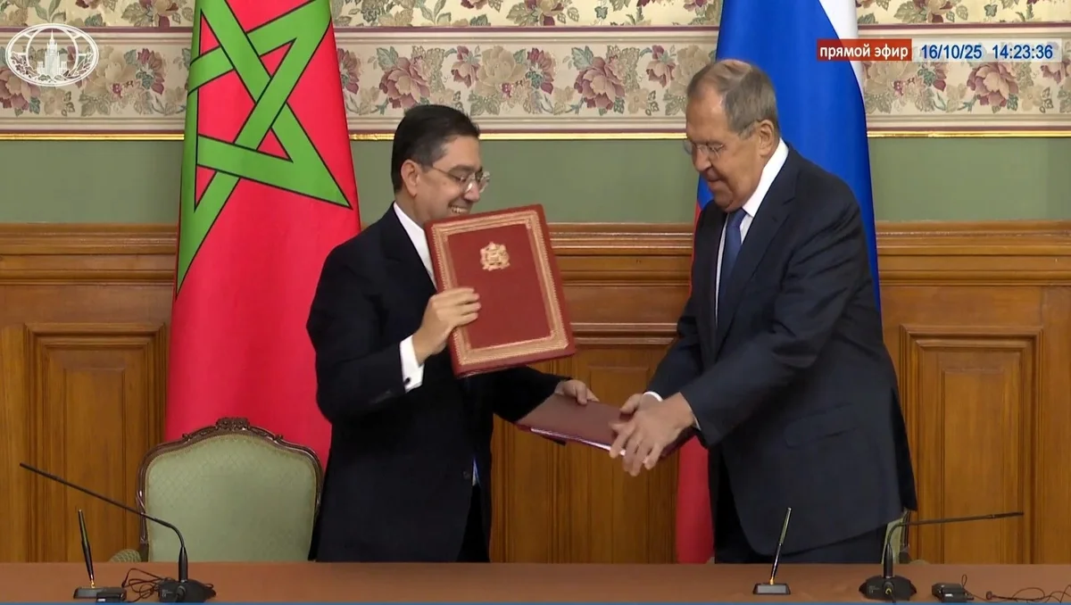 توقيع مذكرة تفاهم بين المغرب وروسيا ـ المصدر قناة روسية