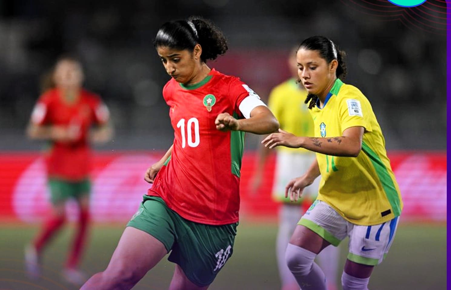البرازيل تتفوق على المنتخب المغربي ـ المصدر: حساب الجامعة على x